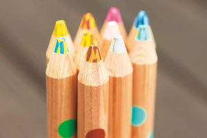 Kokuyo Mixed-Color Pencils KE-AC1 – Set of 10 Pencils – New Japanese Invention Featured on NHK TV
