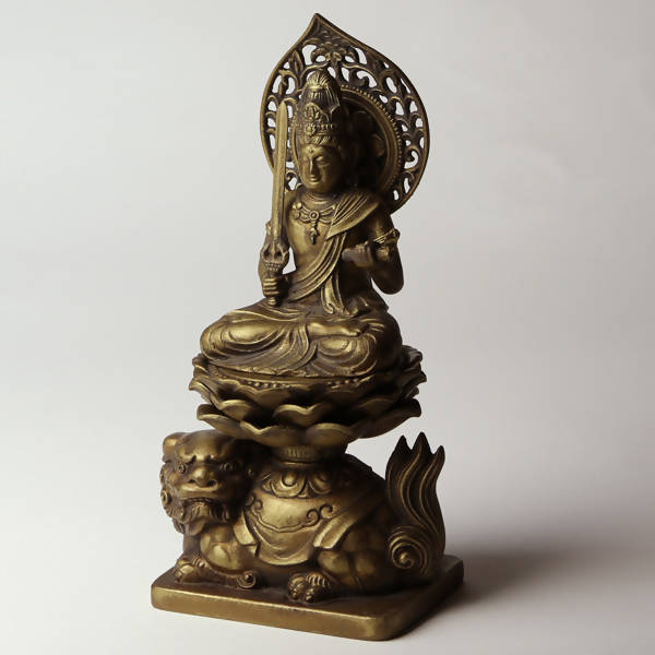 Takaoka Antique-Style Buddhist Statue – Manjushri