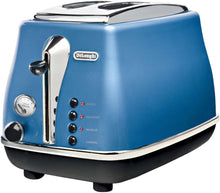 Load image into Gallery viewer, DeLonghi Icona Collection Pop-up Toaster Blue CTO2003J-B