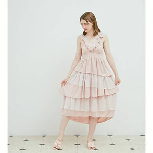 Romantic Princess (Romapri) Tiered-Frill Fishtail Dress Pajamas
