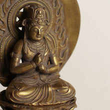Load image into Gallery viewer, Takaoka Antique-Style Buddha Statue – Dainichi Nyorai – 15.5 cm