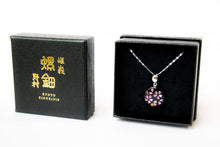 Load image into Gallery viewer, Shell Lacquer (Raden) Necklace - Sakura Medium – Pink
