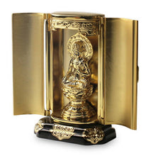 Load image into Gallery viewer, Takaoka Gold-Plated Buddhist Statue – Kokuzo Bodhisattva – 9.7 cm
