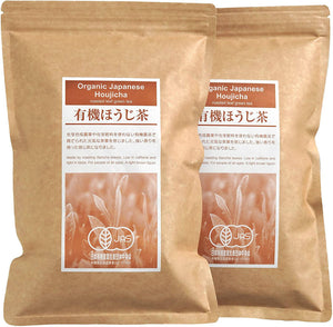 Hamasa Shoten Organic Hojicha Roasted Green Tea 200g – Shipped Directly from Japan