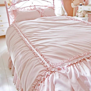 Romantic Princess (Romapri) Mille-Feuille Comforter Cover – Single Bed Size – Pink