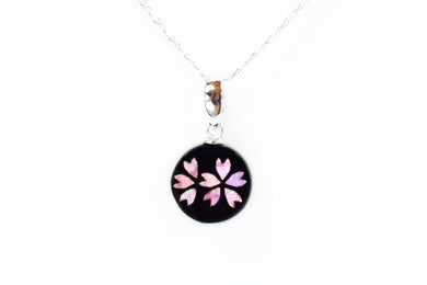 Shell Lacquer (Raden) Necklace - Sakura Small – Pink - Special Offer!