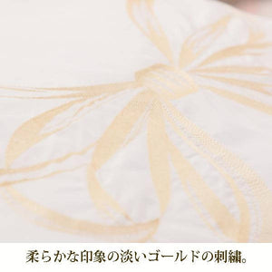 Romantic Princess (Romapri) Embroidered Ribbon Comforter Cover – Single Bed Size – White