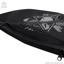 Load image into Gallery viewer, LISTEN FLAVOR Darkness Ceremony 2-Way Clutch Bag – Black – Straight Outta Harajuku