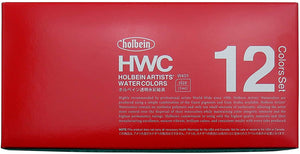 HOLBEIN Artist's Watercolors Set of 12 5ml Tubes