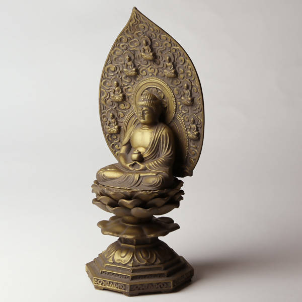 Takaoka Antique-Style Buddha Statue – Yakushi Nyorai – 18 cm
