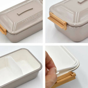 Sabu Stapledish Antibacterial Japanese Bento Lunch Box – Red